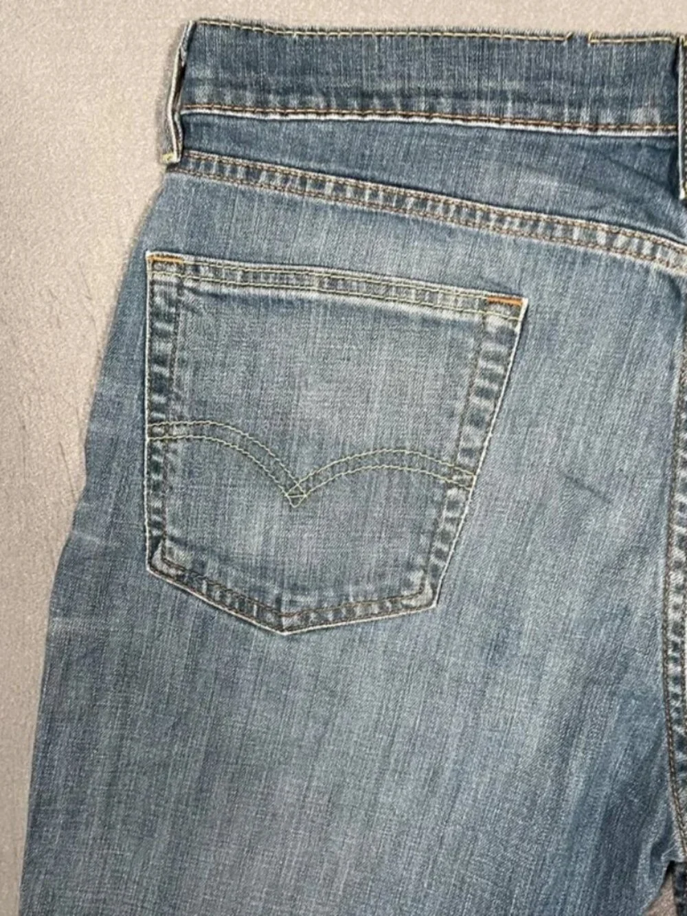 Levi’s 514 Light Blue Denim Jeans Missing Badge Mens W33 I32